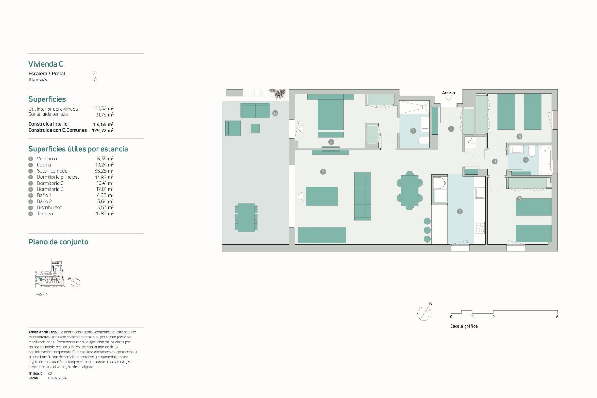 New Build - Ground floor apartment - Estepona - La Gaspara