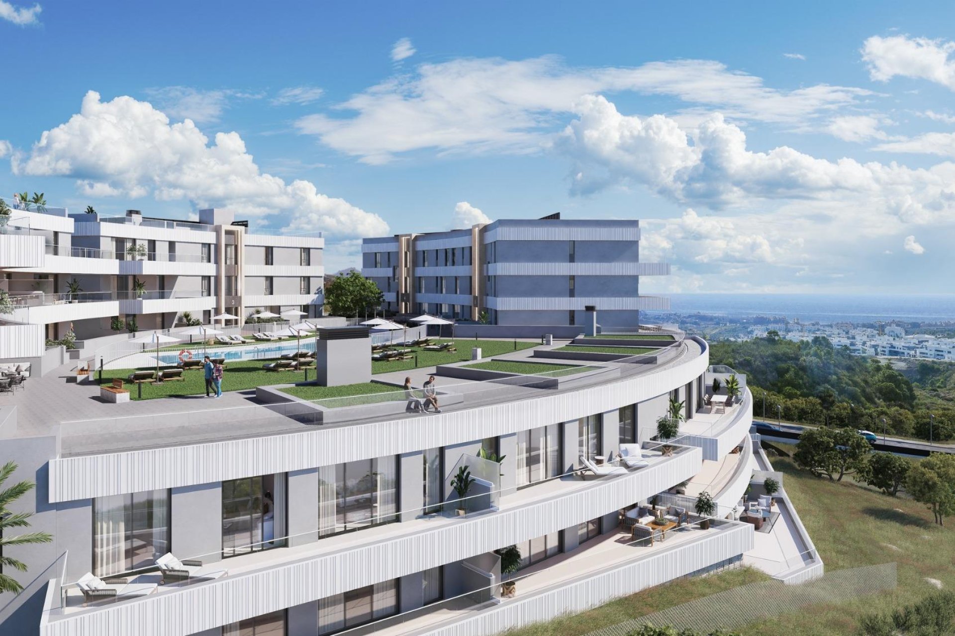 New Build - Ground floor apartment - Estepona - Parque Selwo