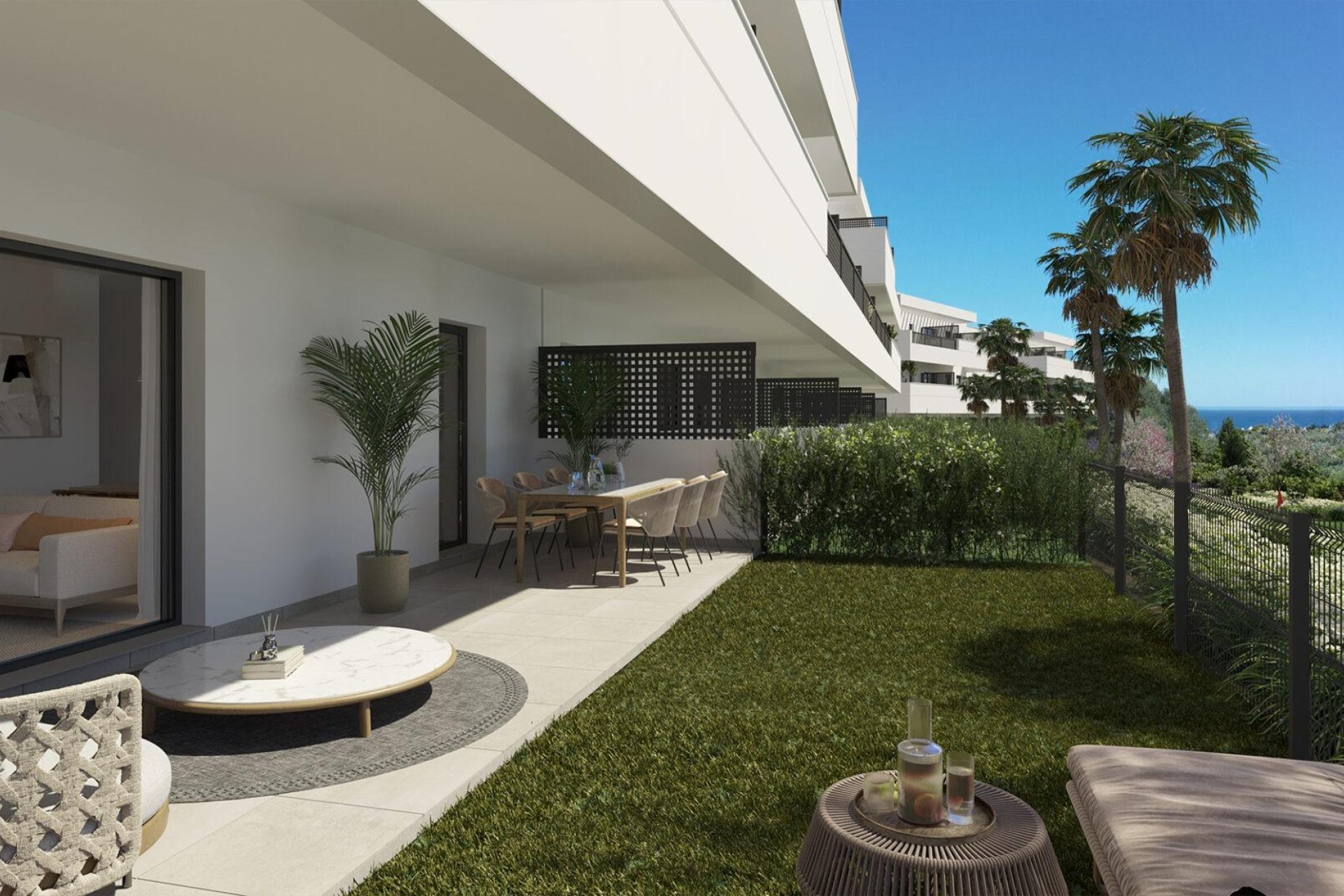 New Build - Ground floor apartment - Estepona - Urb. La Galera