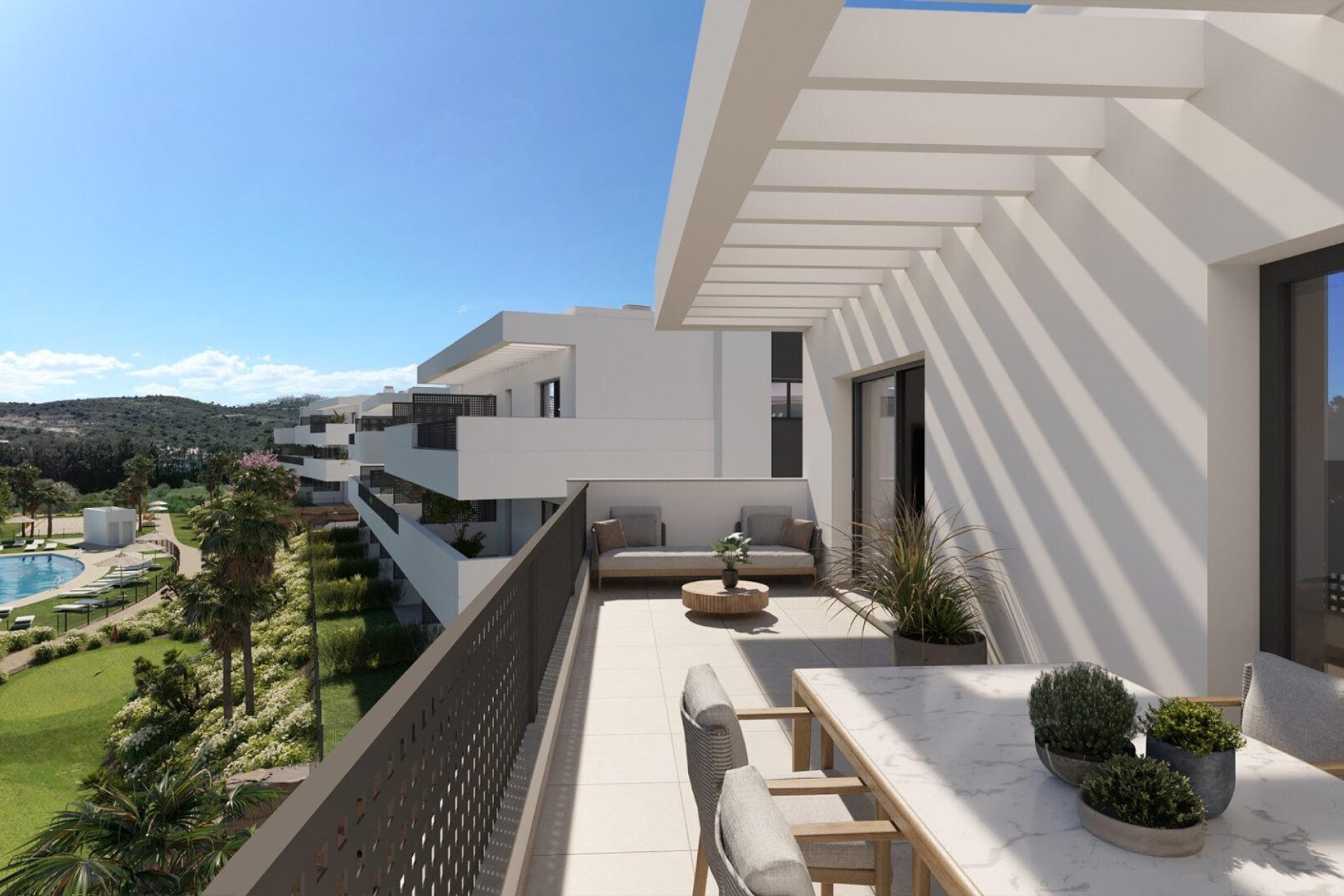 New Build - Ground floor apartment - Estepona - Urb. La Galera