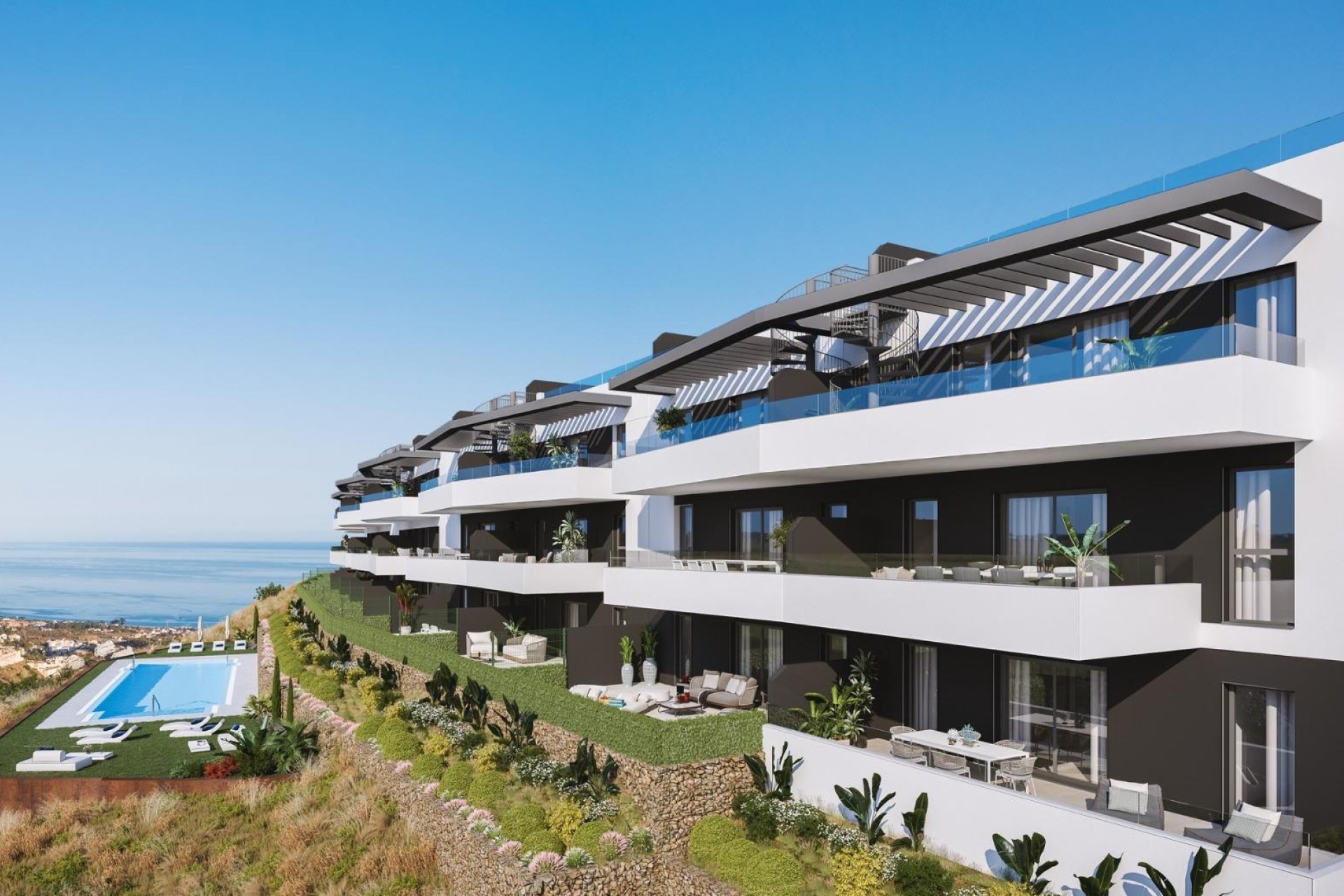 New Build - Ground floor apartment - Málaga - urbanizacion