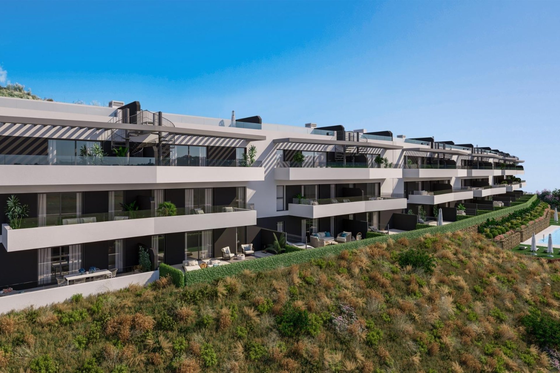 New Build - Ground floor apartment - Málaga - urbanizacion