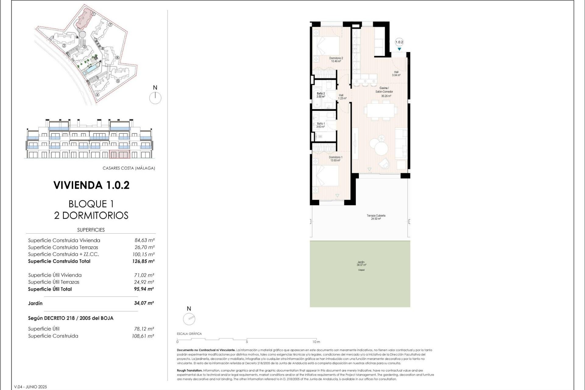 Obra nueva - Ground floor apartment - Casares - Doña Julia Golf