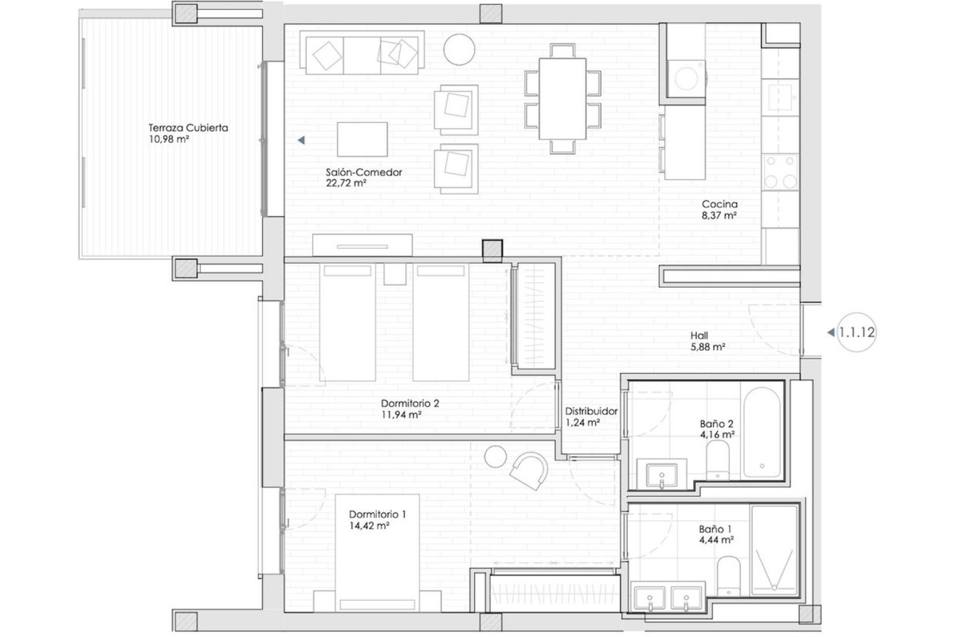 Resale - Apartment - Middle Floor Apartment - Estepona - Estepona Centro