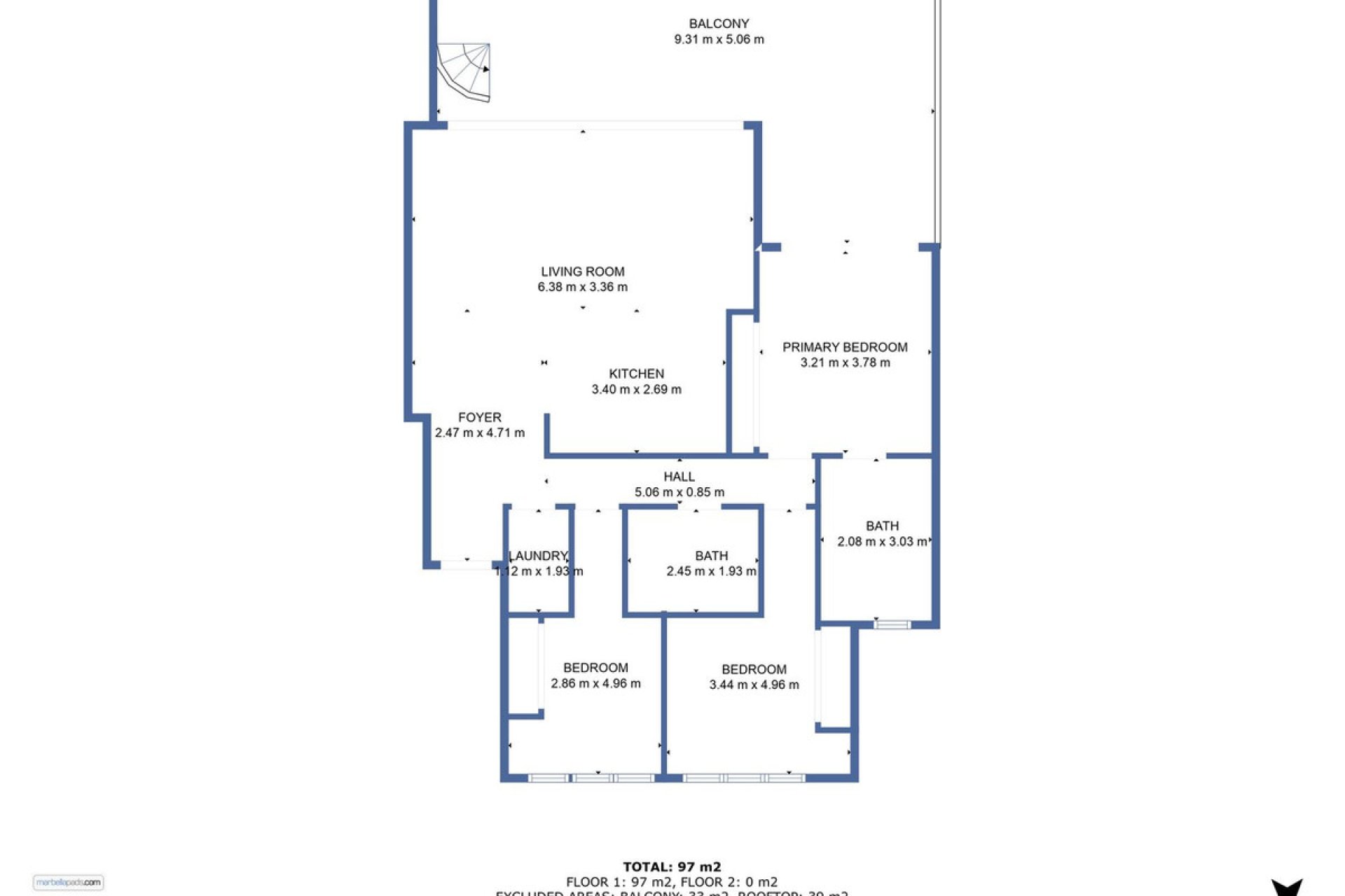 Resale - Apartment - Penthouse Duplex - Estepona - Estepona Centro