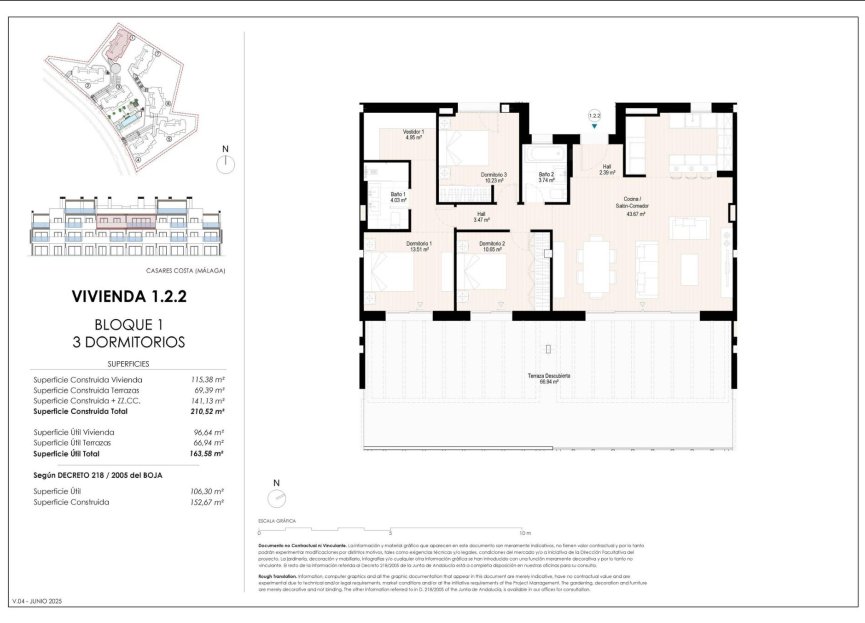 Obra nueva - Apartamento / piso - Casares - Doña Julia Golf