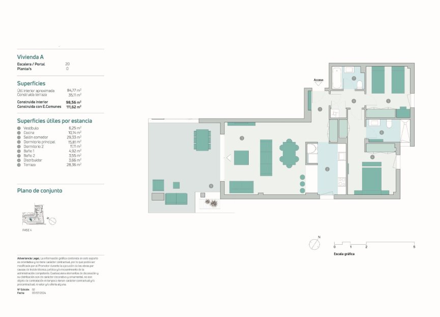 New Build - Ground floor apartment - Estepona - La Gaspara