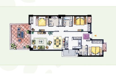 Resale - Apartment - Middle Floor Apartment - Marbella - Elviria