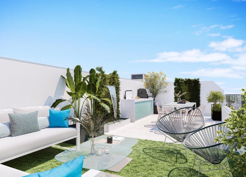 New Build - Ground floor apartment - Málaga - urbanizacion