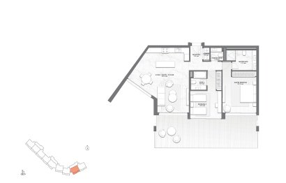 New Build - Ground floor apartment - Casares - Finca Cortesín