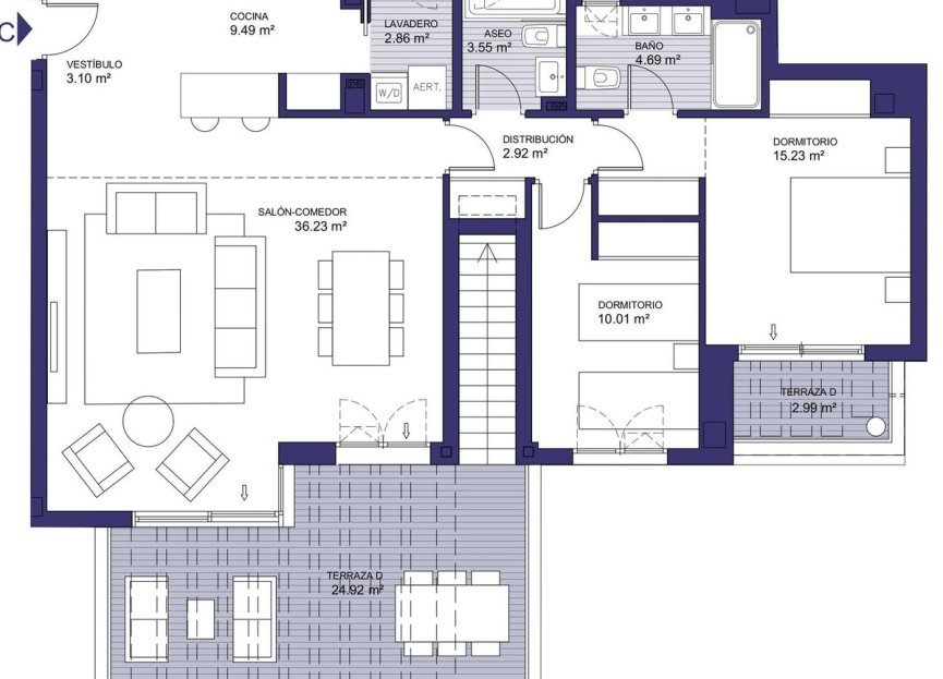 Resale - Apartment - Penthouse - Fuengirola - Carvajal